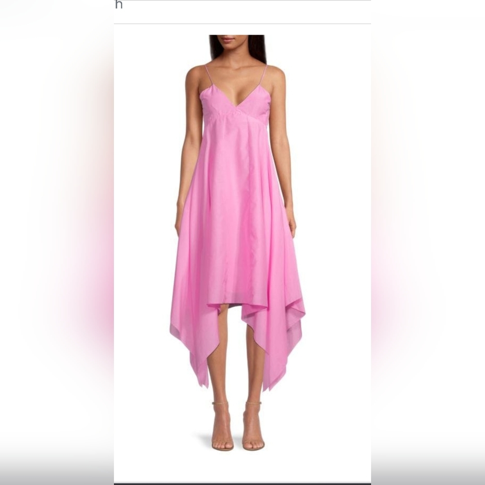 NWT Rebecca Taylor midi Silk and cotton dress size 2